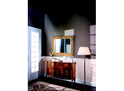 Meuble de luxe en bois design italien ensemble de 2 pièces Style de meuble Baroque Commode