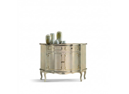 Meuble de rangement de luxe en bois italien - Commode Buffet blanc Armoire Salon