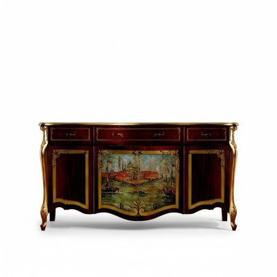 Mobilier de design Buffet de luxe Baroque Commode Bahut xxl Design Italien neuf