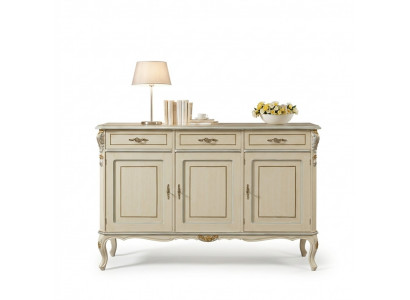 Meubles de luxe en bois italien Blanc Grand Buffet Armoire Meubles de salon neufs