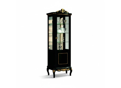 Concepteur italien Chic Mobilier en bois Style baroque Armoire de luxe Vitrine Salon