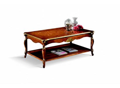 Conception Bois Meubles Italiens Style Baroque Marron Table Basse Table de Salon nouvelle