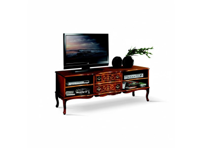 Meuble de salon en bois italien Buffet pour télévision Meuble bas pour télévision Buffet long Armoire de salon