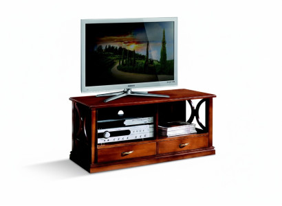 Luxueux Buffet TV Armoire meuble TV Mobilier italien Salon Bois Baroque