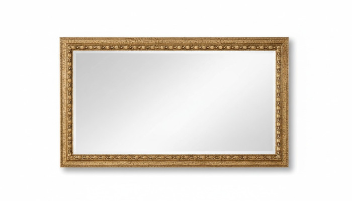 Miroir en bois de luxe de design miroir en bois doré de luxe xxl - Style baroque italien nouveau