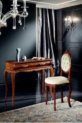 Conception Meubles Table console Mobilier Brun Style Baroque Bois Italien Mobilier neuf