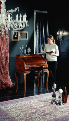 Mobilier de bureau en bois Design de luxe Table de secrétaire Luxueuses tables d'écriture de bureau