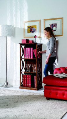 Livres Armoire Armoires Mobilier de luxe en bois Ameublement de salon