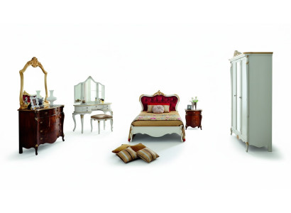 Conception de meubles italiens Lit de luxe Lit double Style Baroque Lits Classiques