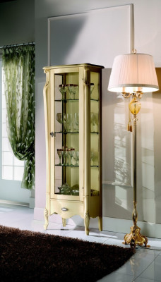 Meubles classiques Meubles italiens Bois Beige Vitrine Chic nouvelle vitrine