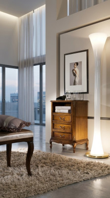 Meuble de style luxueux en bois italien de style baroque Commode classique Buffet de meubles