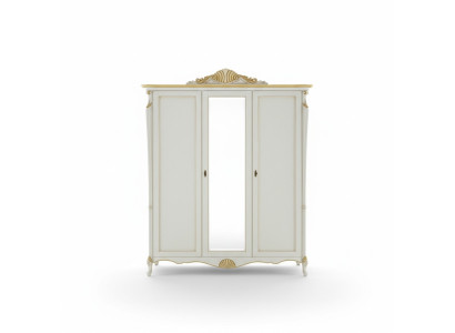 Armoire en bois massif Meuble de style italien Armoire de chambre en bois massif neuve