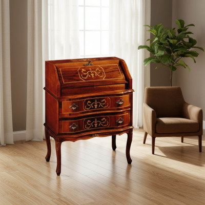 Secrétaire de table de luxe Mobilier de bureau de haute qualité en bois Tables de bureau Ameublement de bureau