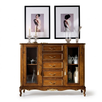 Buffet Armoire Vitrine Commode Armoires Mobilier de style baroque Bois