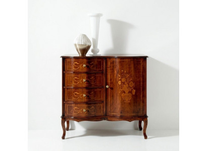 Meuble de rangement de luxe en bois designer italien style baroque commode buffet