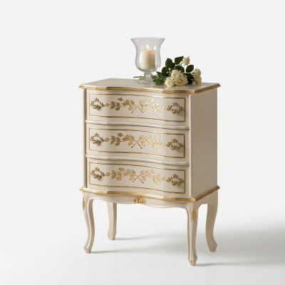 Meuble en bois italien de designer Armoire haute Commodes Armoires Blanches