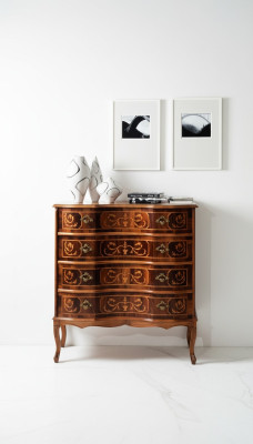 Meubles en bois de luxe italien de designer Commode Armoire Vrai bois