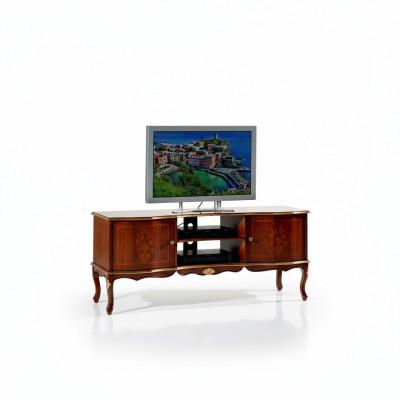 Meuble TV de haute qualité, armoire TV, meuble TV, armoire de salon, luxueux buffet mural en bois.