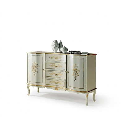 Coffre à tiroirs de luxe Armoire en bois italien Design de meubles Buffet Console