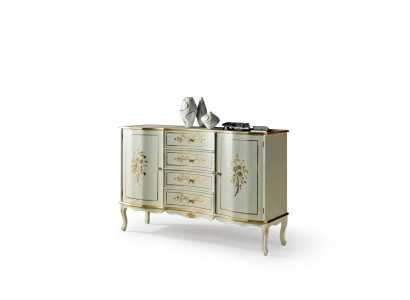 Coffre à tiroirs de luxe Armoire en bois italien Design de meubles Buffet Console