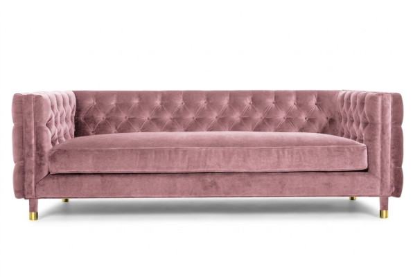 Canapé Chesterfield rose Meubles créatifs 4 places nouveau xxl Grand canapés