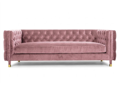 Canapé Chesterfield rose Meubles créatifs 4 places nouveau xxl Grand canapés