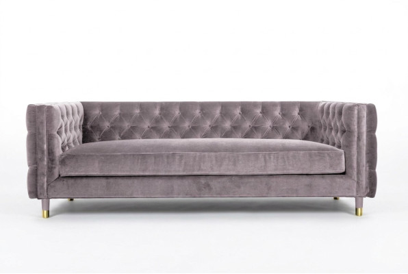 Canapé Chesterfield Taupe Meubles 4 Places neuf xxl Grand Tissu en Tissu Canapés Rembourrage
