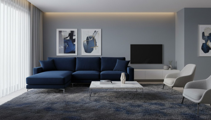 Canapé Loft Luxueux Canapé d'angle Modern Meubles de salon Coin suite canapés VeloursCanapés