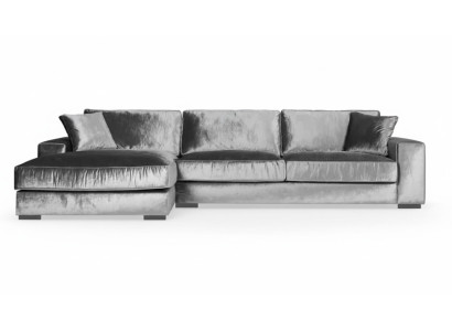 Meubles de style italien Canapé d'angle Tissu Salon Conception Canapés Rembourrage Sofas