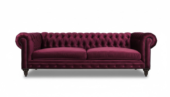 Sofas Tissu Canapés Meubles Créatifs 3 Places Nouveau Canapé Chesterfield Bordeaux