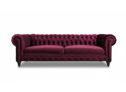 Sofas Tissu Canapés Meubles Créatifs 3 Places Nouveau Canapé Chesterfield Bordeaux