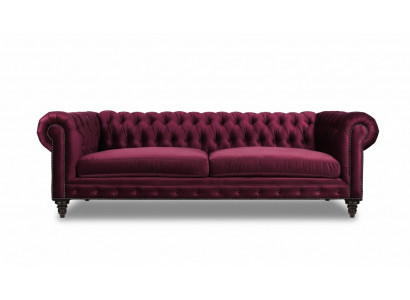 Sofas Tissu Canapés Meubles Créatifs 3 Places Nouveau Canapé Chesterfield Bordeaux