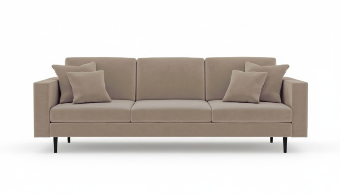 Canapés, divans, canapés en tissu, style italien, meubles de salon, sofas en velours, coussins.