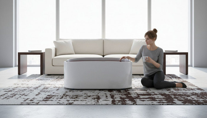 Table basse Mobilier moderne Bois Design de luxe Blanc nouvelle Table de salon Créative
