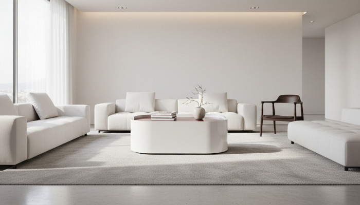 Table basse Mobilier moderne Bois Design de luxe Blanc nouvelle Table de salon Créative