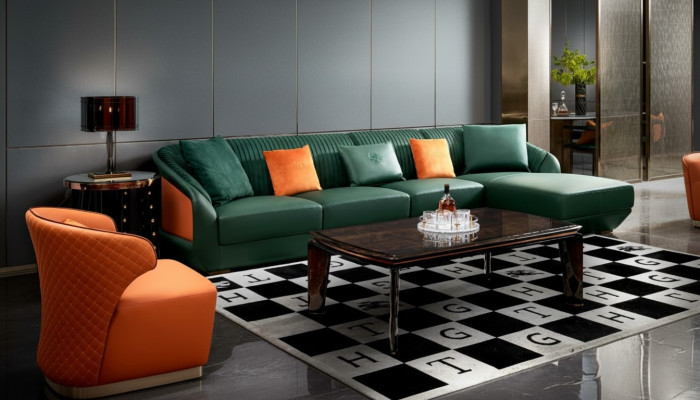 Table basse en bois noble Table d'appoint Design moderne Mobilier de luxe Salon