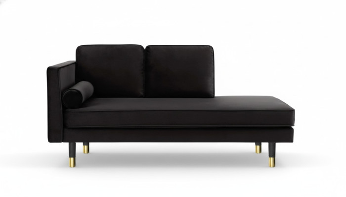 Chaise longue Creative Furniture nouveau Salon Design Moderne Canapé Noir