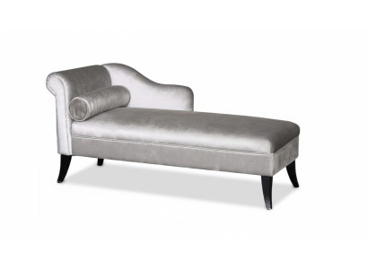 Chaise longue Meubles créatifs Salon Design moderne Canapé Tissu Argent