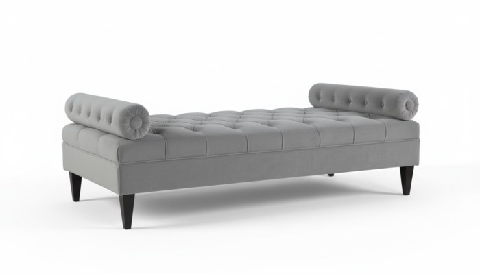 Chaiselongue Design Moderne Sofa Lit Meubles Neuf Salon Tissu Chesterfield