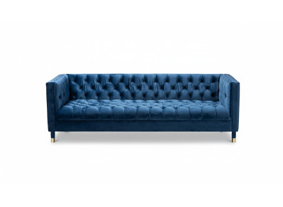 Bleu e Chesterfield Tissu Design Moderne Créatif Nouveau Canapé de Salon en Tissu