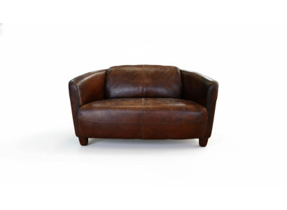 Sofa en cuir brun neuf meubles créatifs salon design moderne canapés sofas