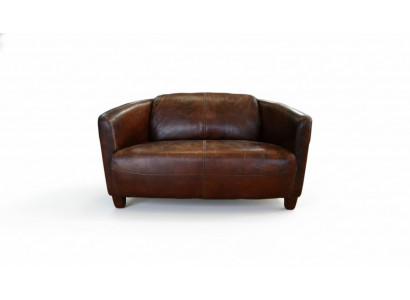 Sofa en cuir brun neuf meubles créatifs salon design moderne canapés sofas