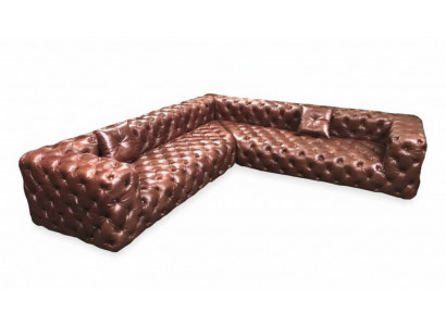 Canapé d'angle, canapé, canapé, espace de vie, ensemble d'angle, canapés, canapés, Chesterfield, meubles