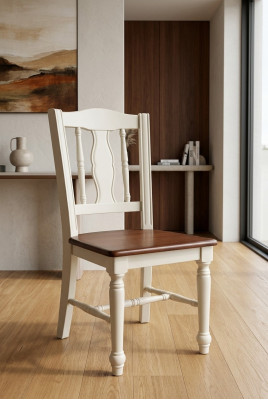 Ensemble de chaises design de salle à manger en bois massif 1 chaise neuve Chaises Fauteuil de style campagnard