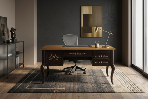 Secrétaire de style colonial Bureau Bureaux Tables Classique r Table