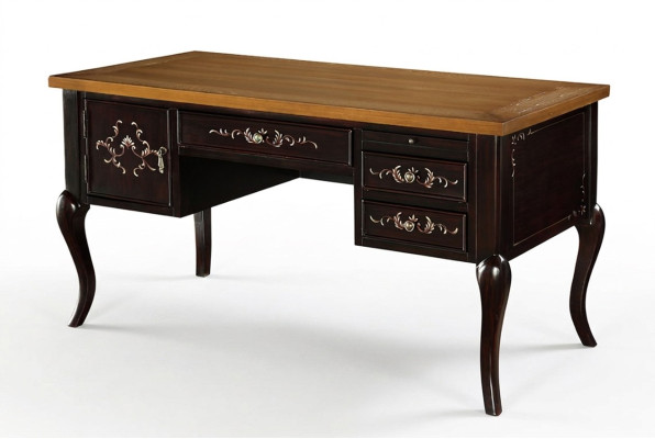 Secrétaire de style colonial Bureau Bureaux Tables Classique r Table