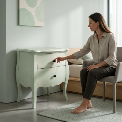 Table de chevet Commode Console avec tiroir Buffet de luxe