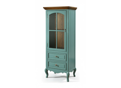Vitrine Buffet Armoire en verre Commode Armoires hautes Meubles en bois massif Commodes