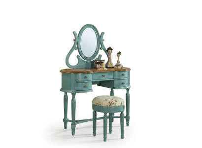 Coiffeuse Tabouret Console Coiffeuse Tables Console Secrétaire Miroir 2 pièces