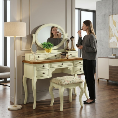 Coiffeuse tables de maquillage table console commode armoires consoles